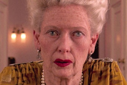Insanely rich but unrecognisable: Tilda Swinton as Madame D