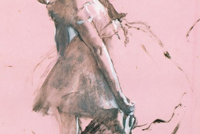 Edgar Degas - Dancer slipping on her shoe (1874)