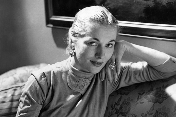 Joan Fontaine at home