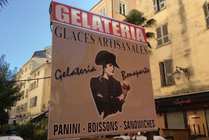 Knockout lemon sorbet: Gelateria Bonaparte