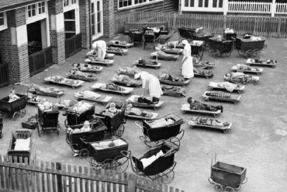 The Babies Castle, a branch of Dr Barnardo’s at Hawkhurst, Kent in 1934