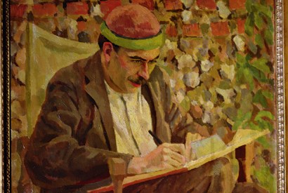 Although Keynes hated his appearance, he was much painted by the Bloomsbury Group, including by Roger Fry (above)