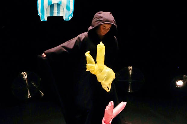 Fringe rubbish: Company Non Nova’s ‘L’Apres-Midi d’un Foehn’, a highlight of 2013