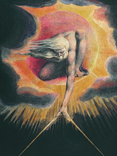 William Blake’s depiction of Urizen, creator and lawgiver