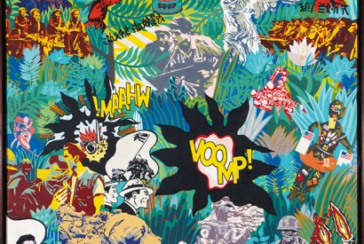 ‘Socialist realism and pop art in the battlefield’, 1969, by Equipo Cronica