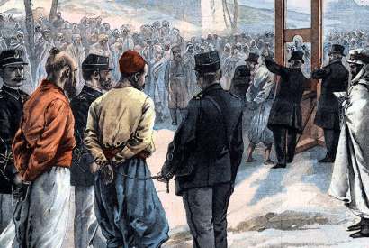 Execution of Algerian rebels in Sétif