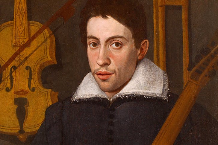 ‘Portrait of a Musician’, thought to be Claudio Monteverdi, c.1590, by a Cremonese artist