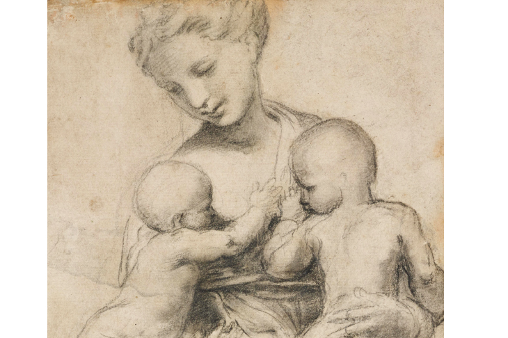 ‘Study for Charity’, c.1519, by Raphael