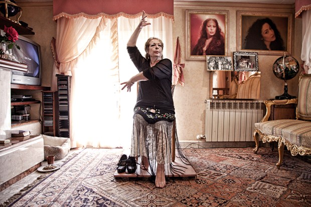 Paying homage to the seated diva: a still from the 2016 documentary about La Chana