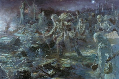 Ragged spectres, half sunk in mud, half lost in shadow: Joseph Gray’s unnerving ‘A Ration Party’