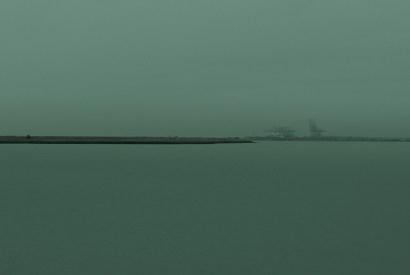 ‘Horizons II, (Allhallows towards London Gateway Port), England’, 2015, by Nadav Kander