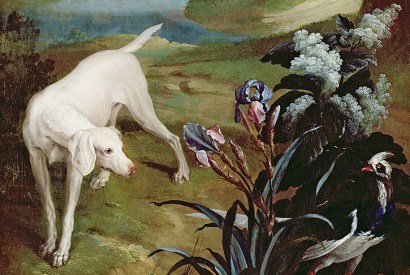 Panel from the bedroom of Louis Henri I, Prince de Condé, by Christophe Huet