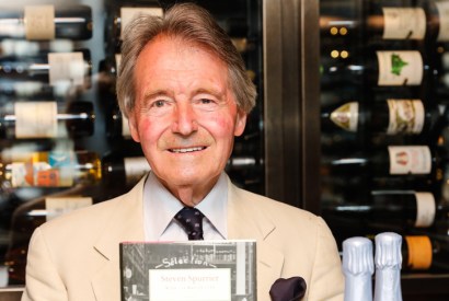Steven Spurrier at the launch of Wine — A Way of Life. Credit Getty Images