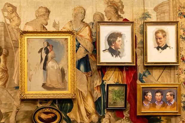 Some of Charles’s personal effects on display in Buckingham Palace’s state rooms