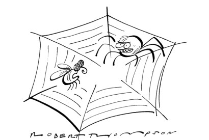 ‘Oh dear, I appear to have strayed into a rough neighbourhood.’