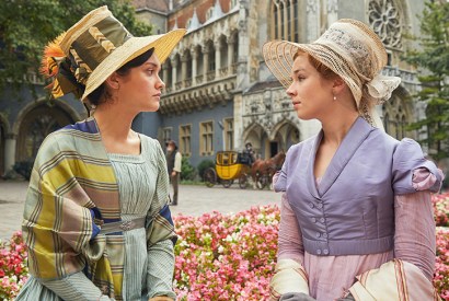 Sharp practice: Olivia Cooke and Claudia Jessie in Vanity Fair