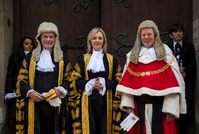 Lord Dyson, on right: there is a book to be written about the contribution that the offspring of Jewish refugees have made to English law