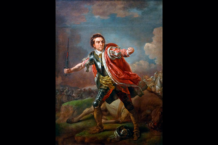 David Garrick in Shakespeare’s Richard III, painted by Francis Hayman