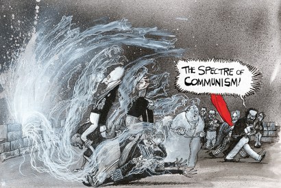 From Martin Rowson’s ferocious retelling of The Communist Manifesto.