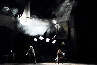 Philipp Fürhofer's handsome and often ingenious designs for the Royal Opera's overcomplicated new production of The Queen of Spades. Photo: ROH 2018 / Catherine Ashmore