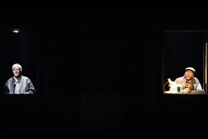 Rupert Graves and Colin Mcfarlane in Pinter's 'hilarious sketch' Victoria Station. Photo: Marc Brenner