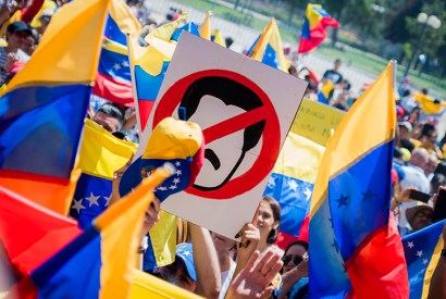 Opposition supporters take to the streets against Nicolás Maduro [GETTY IMAGES]