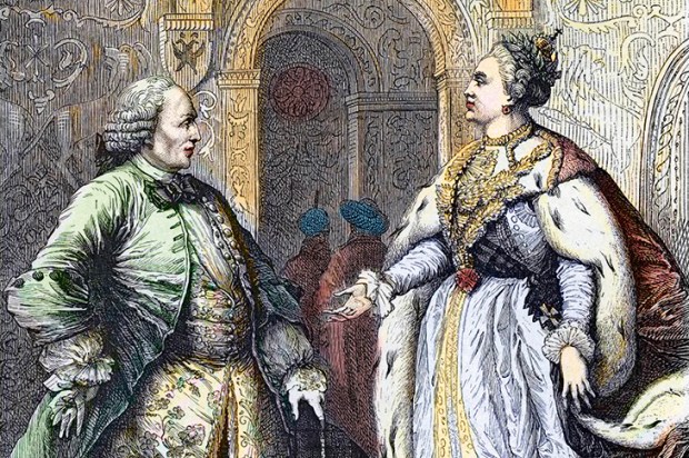 The outcome of Diderot’s discussions with Catherine was that she largely ignored his advice. Engraving from François Guizot’s Histoire de la France