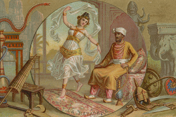 La Bayadère was first staged by Marius Petipa at the Bolshoi in 1877, to the music of Ludwig Minkus