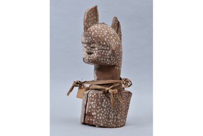 Wooden head from southern Nigeria, collected by Northcote W. Thomas in 1910